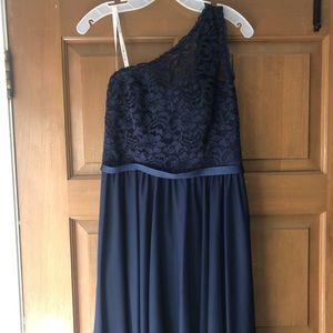 David’s Bridal one strap dress